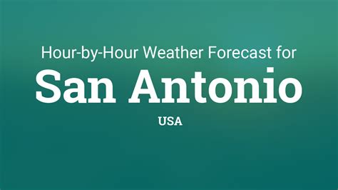 Clear skies. . Weathersan antonio hourly